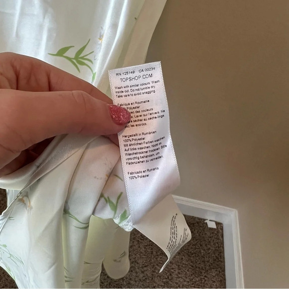 NWT Topshop Daisy Print Midi Slipdress - Picture 8 of 9